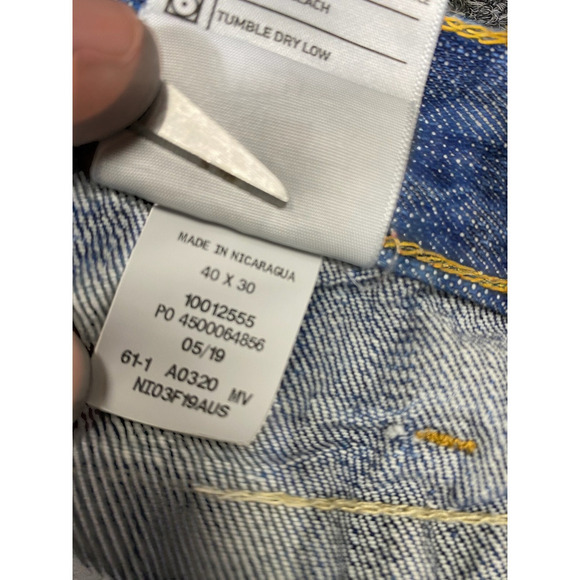 Ariat M4 Cat 2 Low-Rise Flame Resistant Bootcut Denim Jeans Men's Size 40X30 - Picture 8 of 16